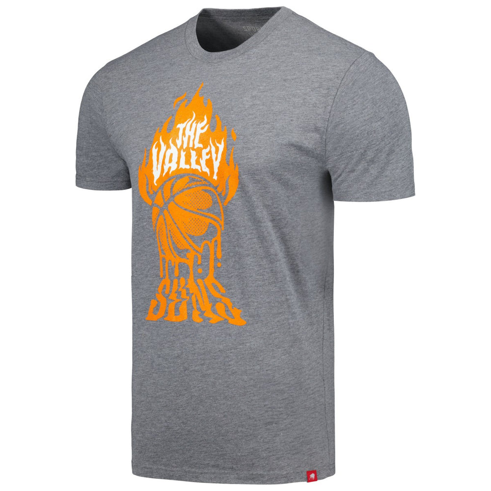 Phoenix Suns Sportiqe Unisex The Valley Tri-Blend Comfy T-Shirt Gray - NBA