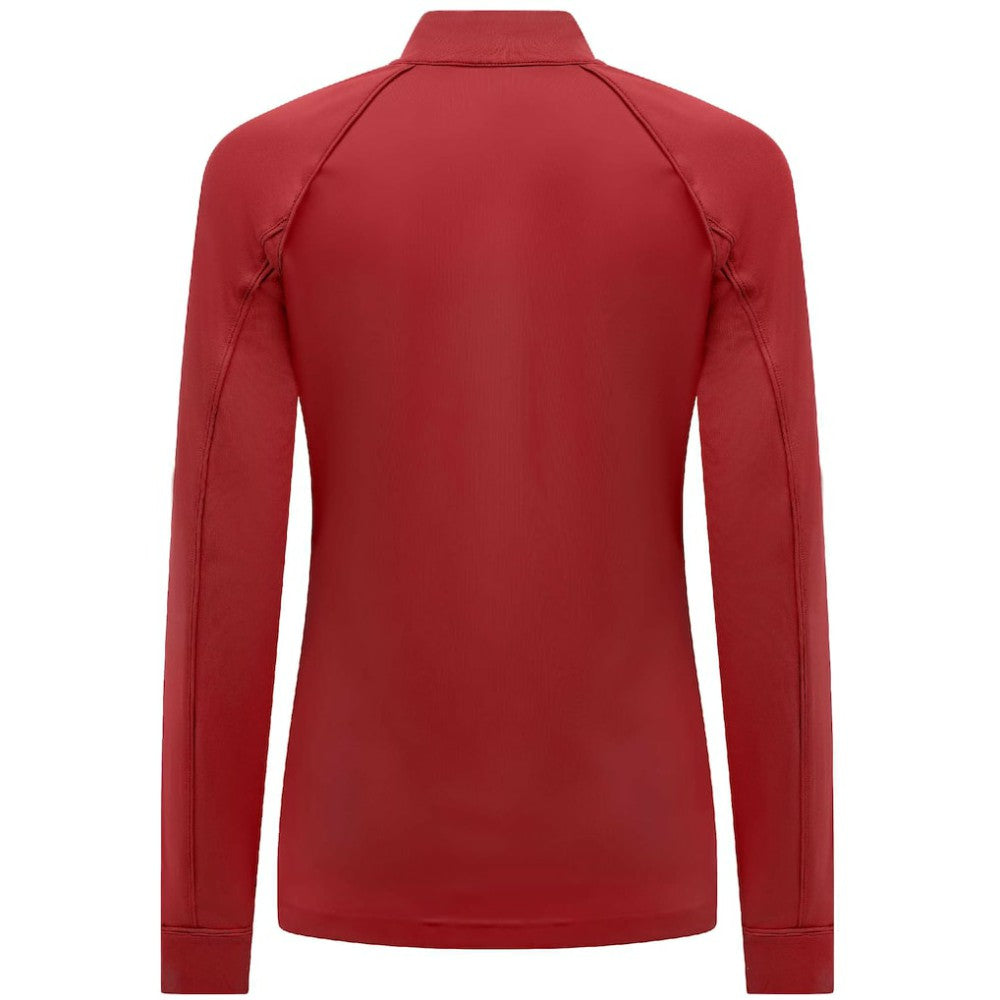 Chicago Blackhawks Levelwear Women's Kinetic Insignia Core Quarter-Zip Pullover Top - Red - NHL