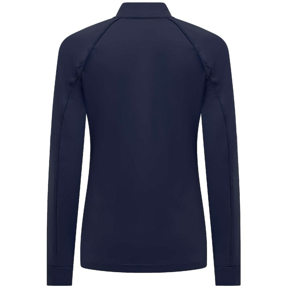 Winnipeg Jets Levelwear Women's Kinetic Insignia Core Quarter-Zip Pullover Top - Navy - NHL