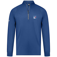 New York Rangers Levelwear Theory Insignia Core Quarter-Zip Pullover Top - Blue - NHL