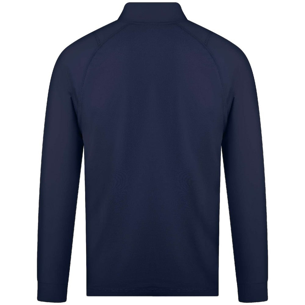 Winnipeg Jets Levelwear Theory Insignia Core Quarter-Zip Pullover Top - Navy - NHL