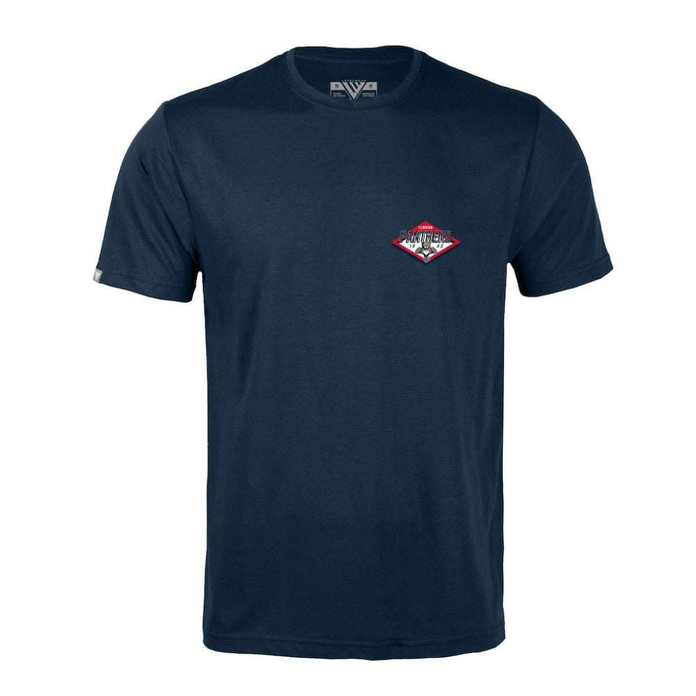 Florida Panthers Levelwear Richmond Club Patch 2.0 T-Shirt - Navy - NHL