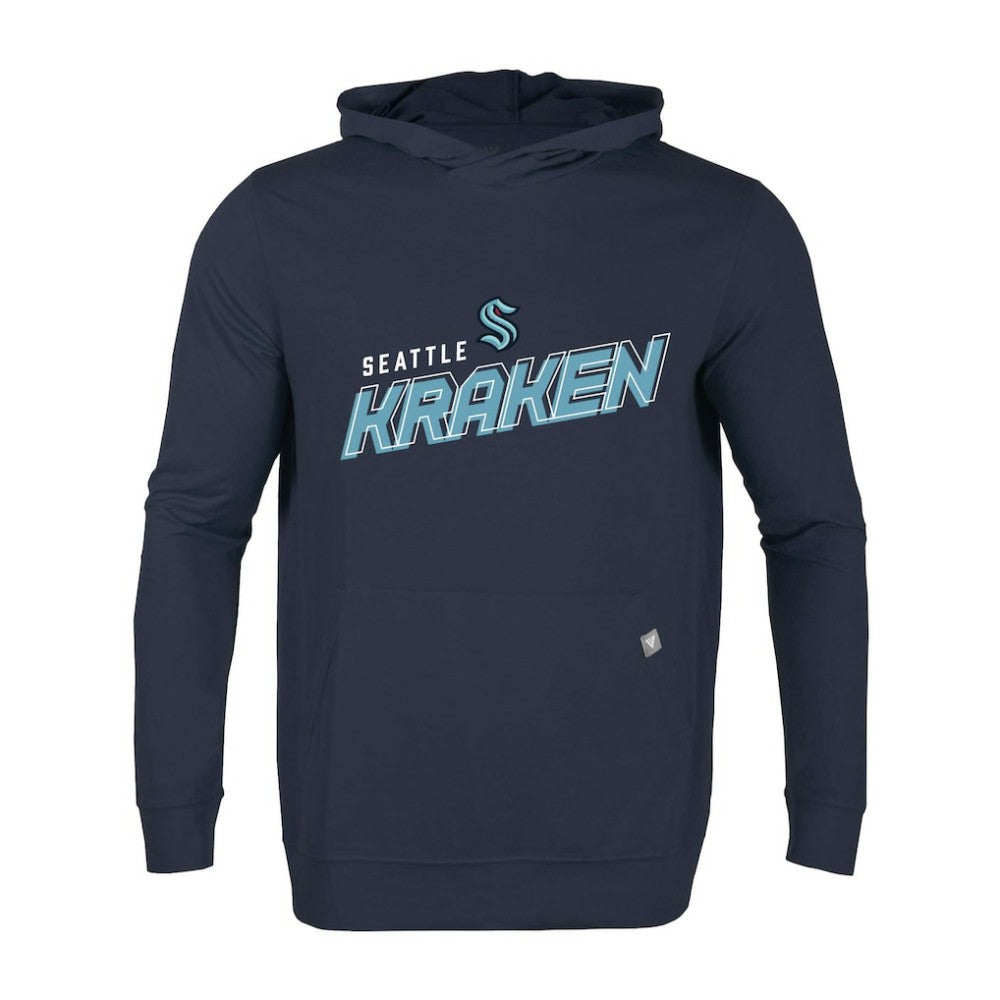 Seattle Kraken Levelwear Relay Premier 2.0 Pullover Hoodie - Deep Sea Blue - NHL