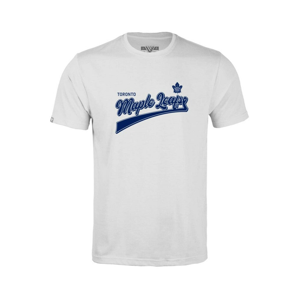 Toronto Maple Leafs Levelwear Youth Little Richmond Retro Script T-Shirt - White - NHL