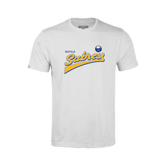 Buffalo Sabres Levelwear Youth Little Richmond Retro Script T-Shirt - White - NHL