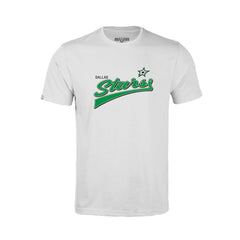 Dallas Stars Levelwear Youth Little Richmond Retro Script T-Shirt - White - NHL