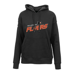 Philadelphia Flyers Levelwear Women's Adorn Premier 2.0 Fleece Pullover Hoodie - Black - NHL
