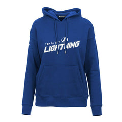 Tampa Bay Lightning Levelwear Women's Adorn Premier 2.0 Fleece Pullover Hoodie - Blue - NHL