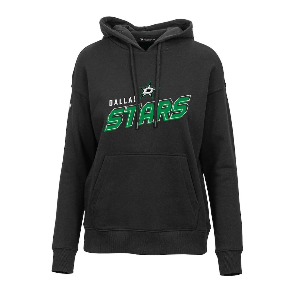 Dallas Stars Levelwear Women's Adorn Premier 2.0 Fleece Pullover Hoodie - Black - NHL