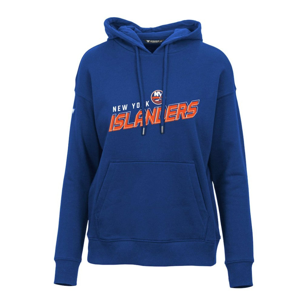New York Islanders Levelwear Women's Adorn Premier 2.0 Fleece Pullover Hoodie - Royal - NHL