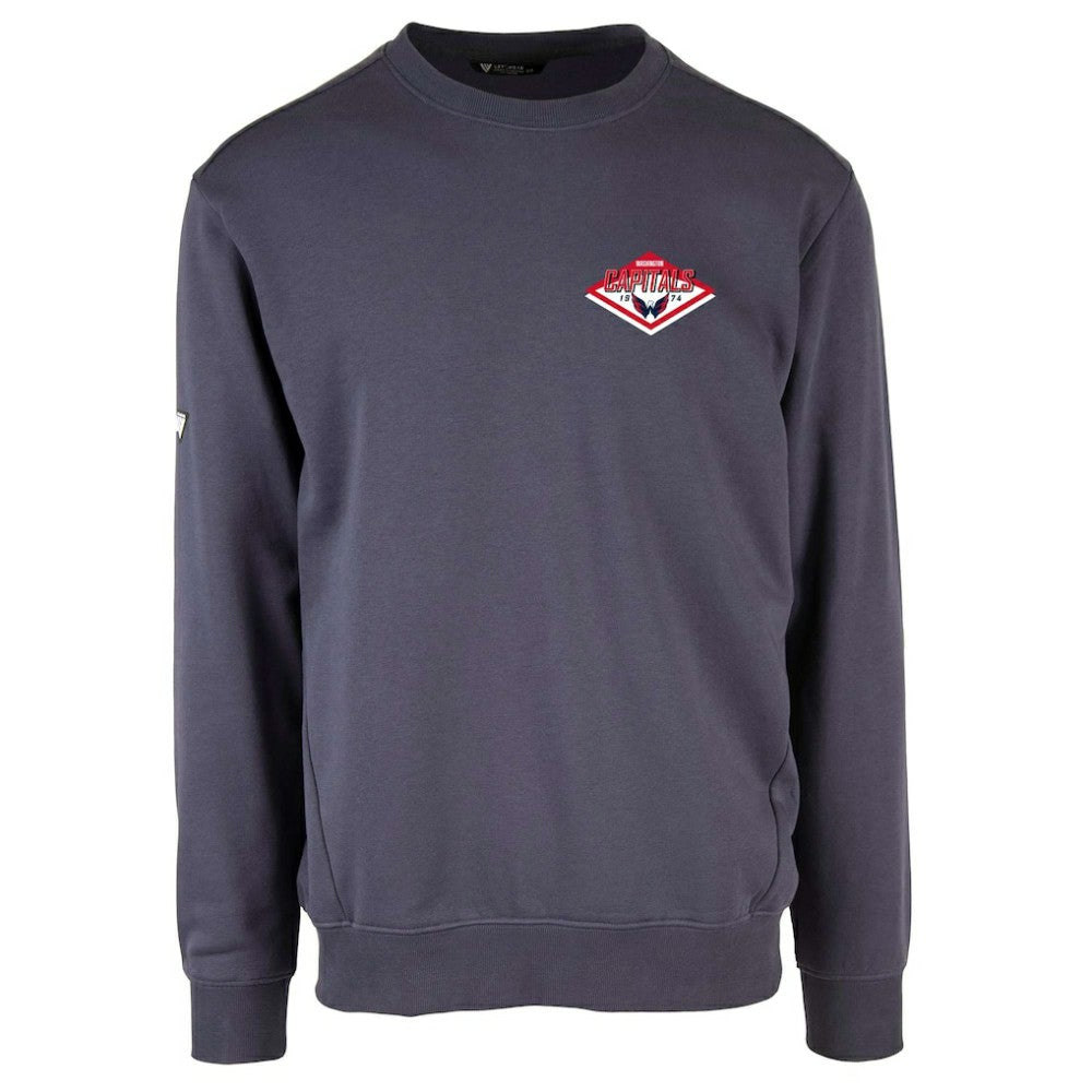 Washington Capitals Levelwear Zane Club Patch 2.0 Pullover Sweatshirt - Navy - NHL