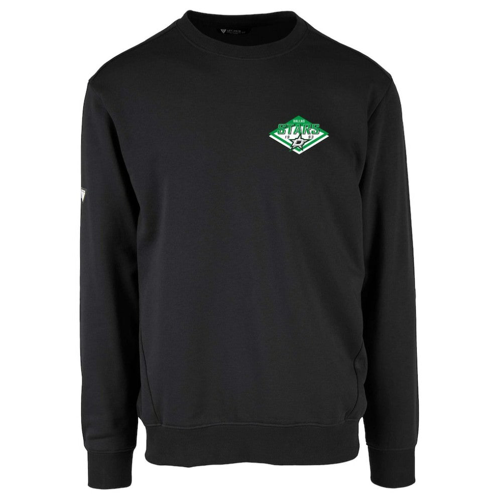 Dallas Stars Levelwear Zane Club Patch 2.0 Pullover Sweatshirt - Black - NHL