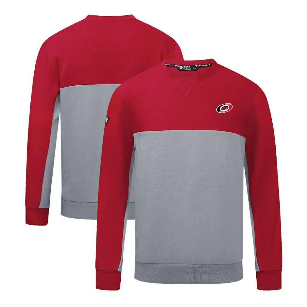 Carolina Hurricanes Levelwear Legacy Insignia Core Sweatshirt - Red/Gray - NHL