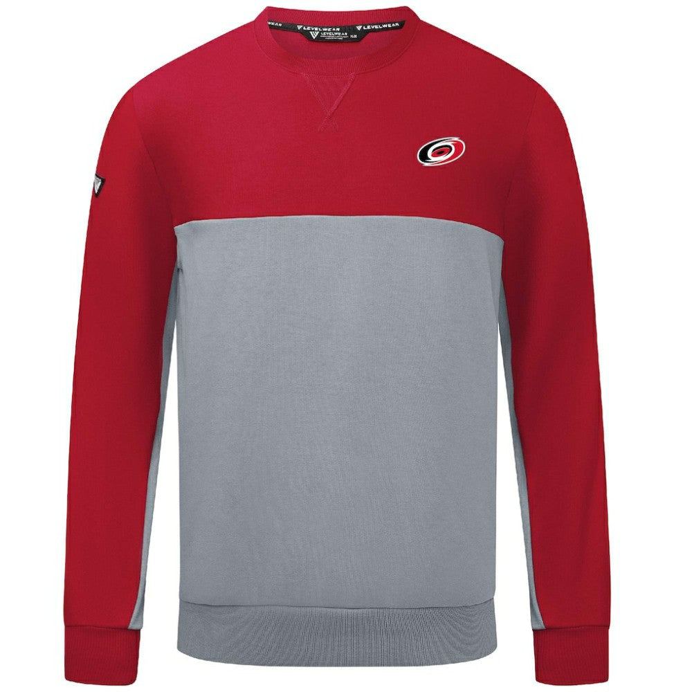 Carolina Hurricanes Levelwear Legacy Insignia Core Sweatshirt - Red/Gray - NHL