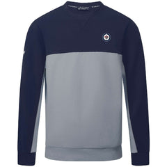 Winnipeg Jets Levelwear Legacy Insignia Core Sweatshirt - Navy/Gray - NHL