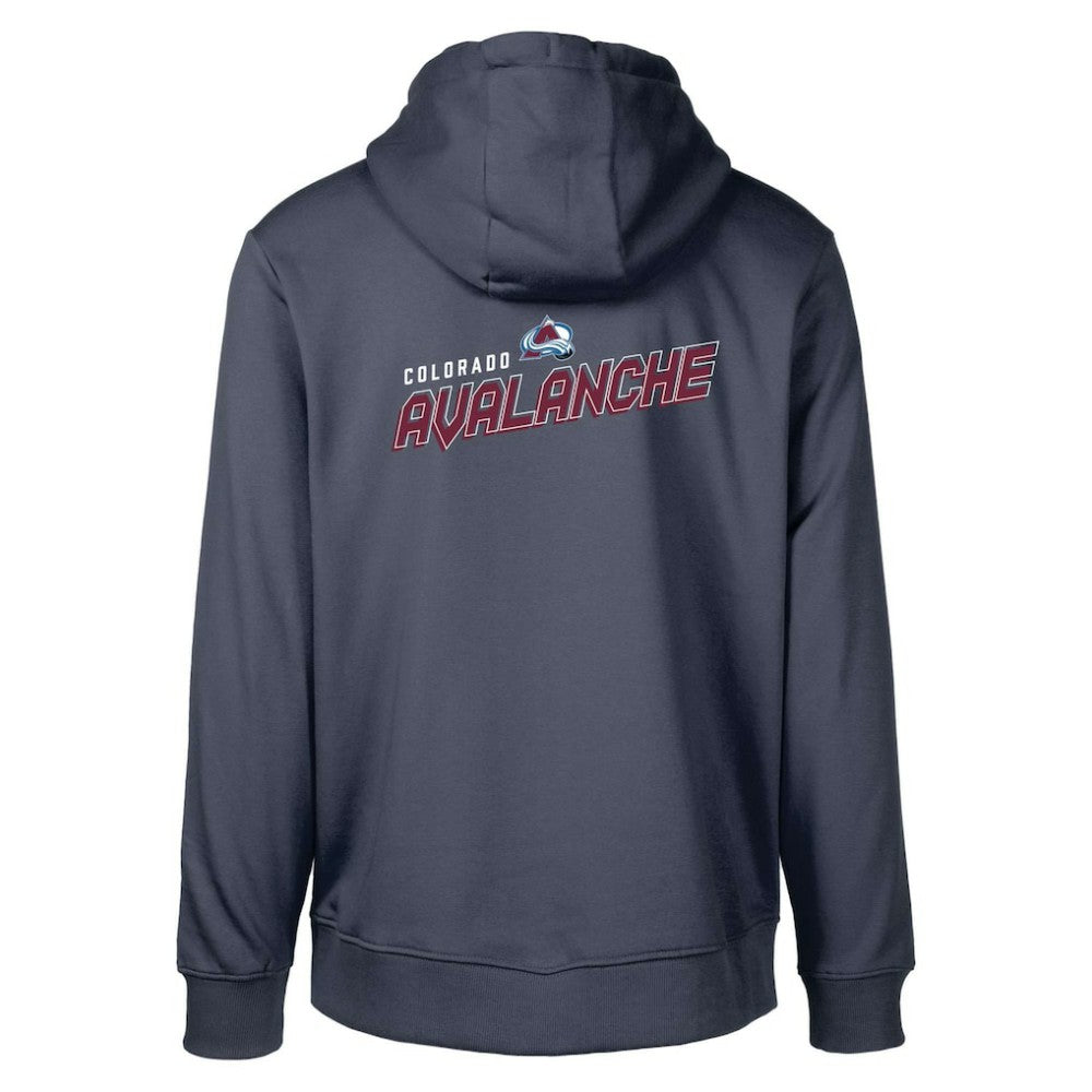 Colorado Avalanche Levelwear Podium Insignia Core Pullover Hoodie - Navy - NHL