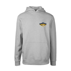 Nashville Predators Levelwear Youth Podium Club Patch 2.0 Fleece Pullover Hoodie - Gray - NHL