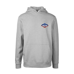New York Islanders Levelwear Youth Podium Club Patch 2.0 Fleece Pullover Hoodie - Gray - NHL