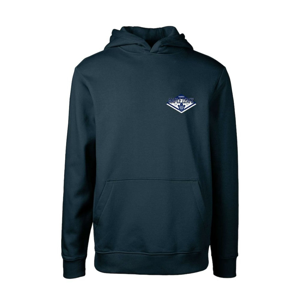 Toronto Maple Leafs Levelwear Youth Podium Club Patch 2.0 Fleece Pullover Hoodie - Navy - NHL
