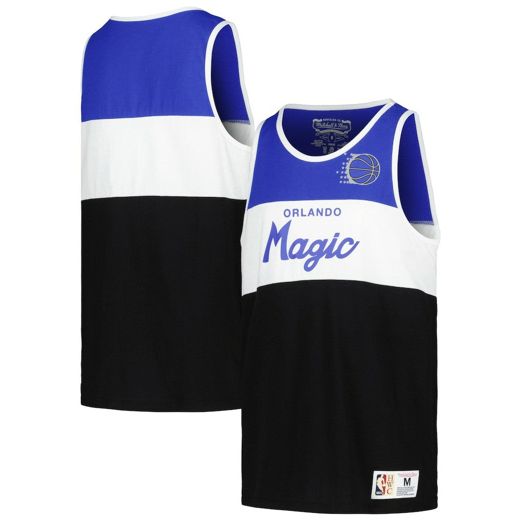 Orlando Magic Youth Hardwood Classics Special Script Tank Top Blue/Black - NBA