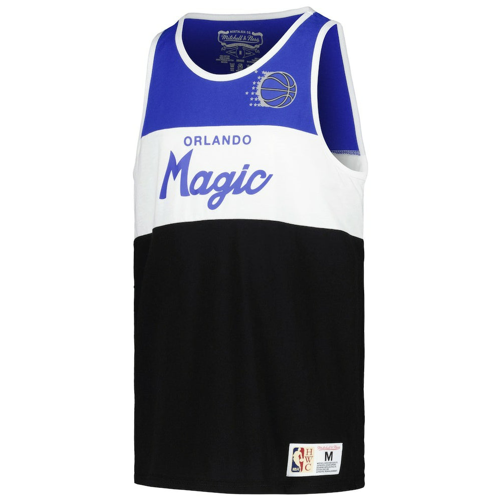 Orlando Magic Youth Hardwood Classics Special Script Tank Top Blue/Black - NBA
