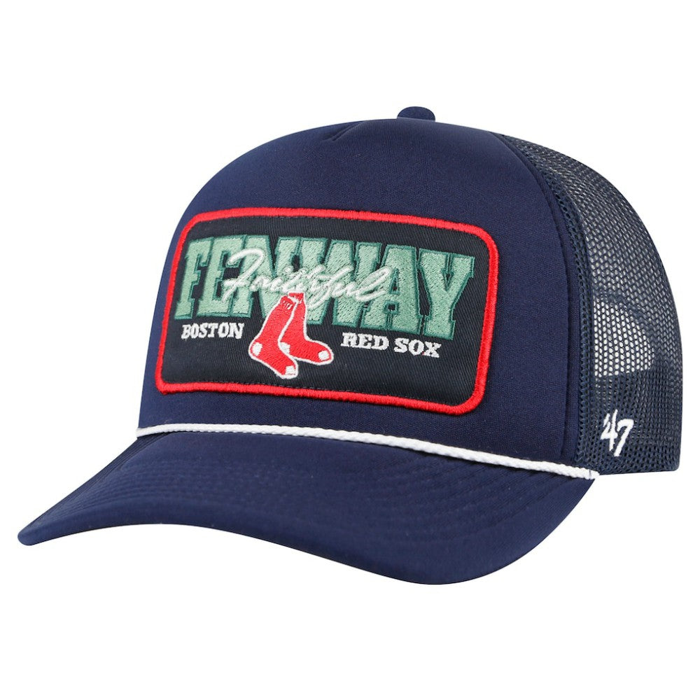 Boston Red Sox '47 Local Patch Foam Front Trucker Adjustable Hat - MLB