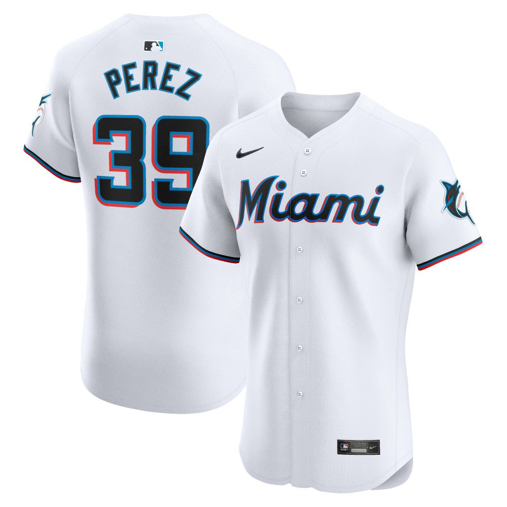 Eury Perez Miami Marlins Nike Home Elite Player Jersey - MLB