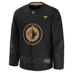 Winnipeg Jets Fanatics 2024 Military Appreciation Practice Jersey - Black - NHL