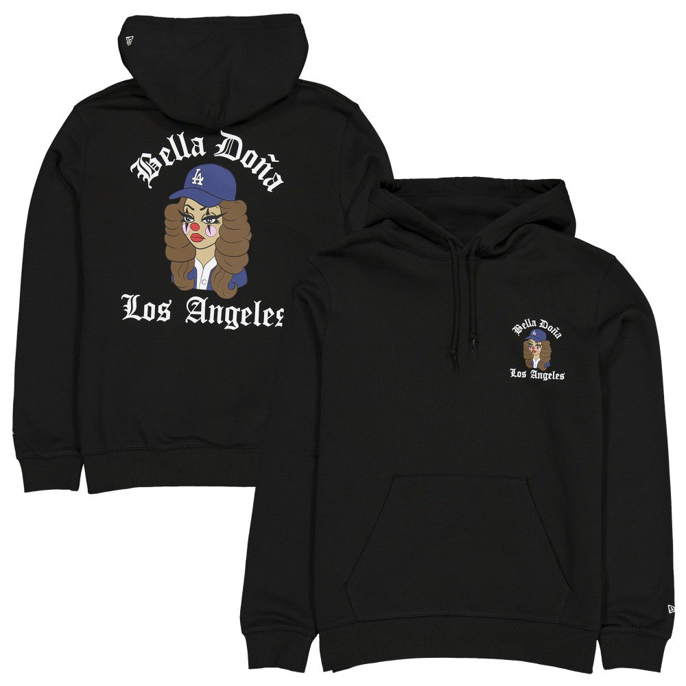 New Era Women's Bella Dona x Los Angeles Dodgers Pullover Hoodie - MLB