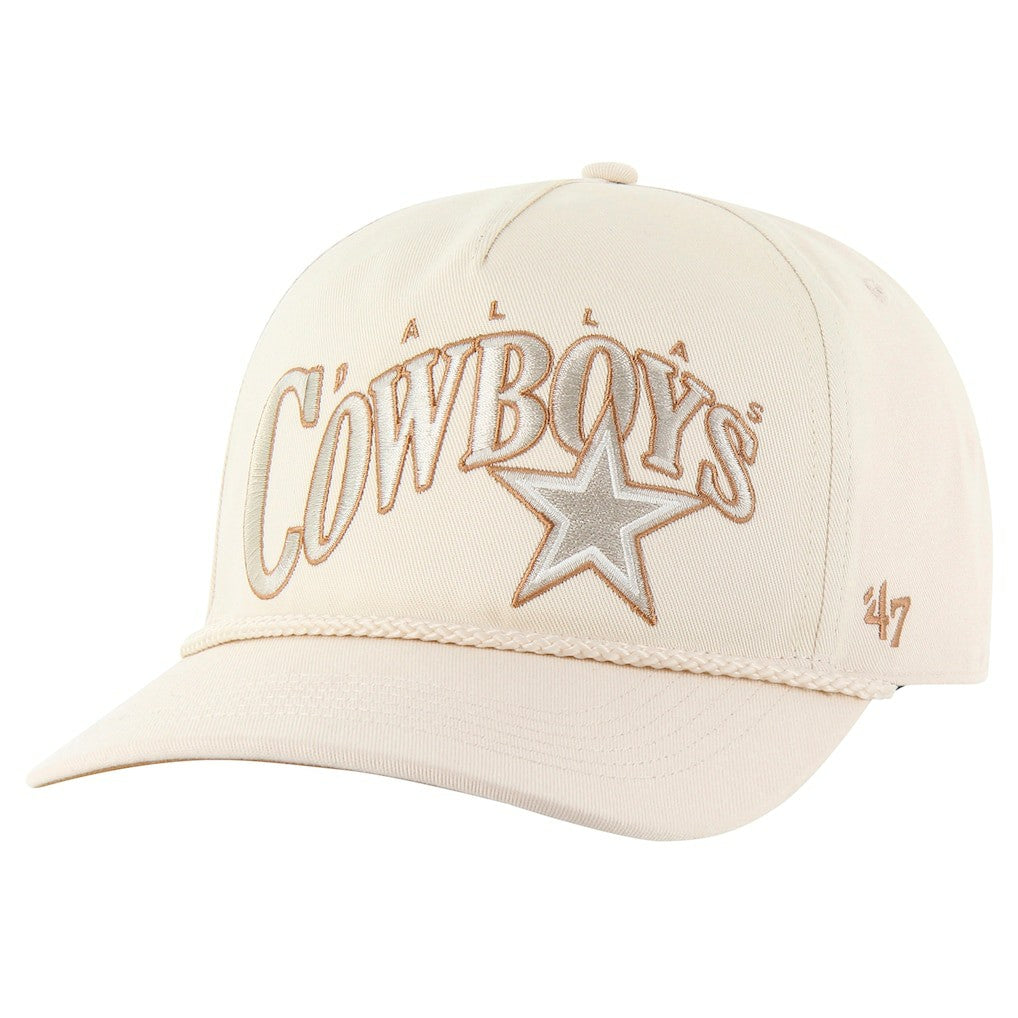 Dallas Cowboys '47 Wave Rope Hitch Adjustable Hat Natural | 47 brand