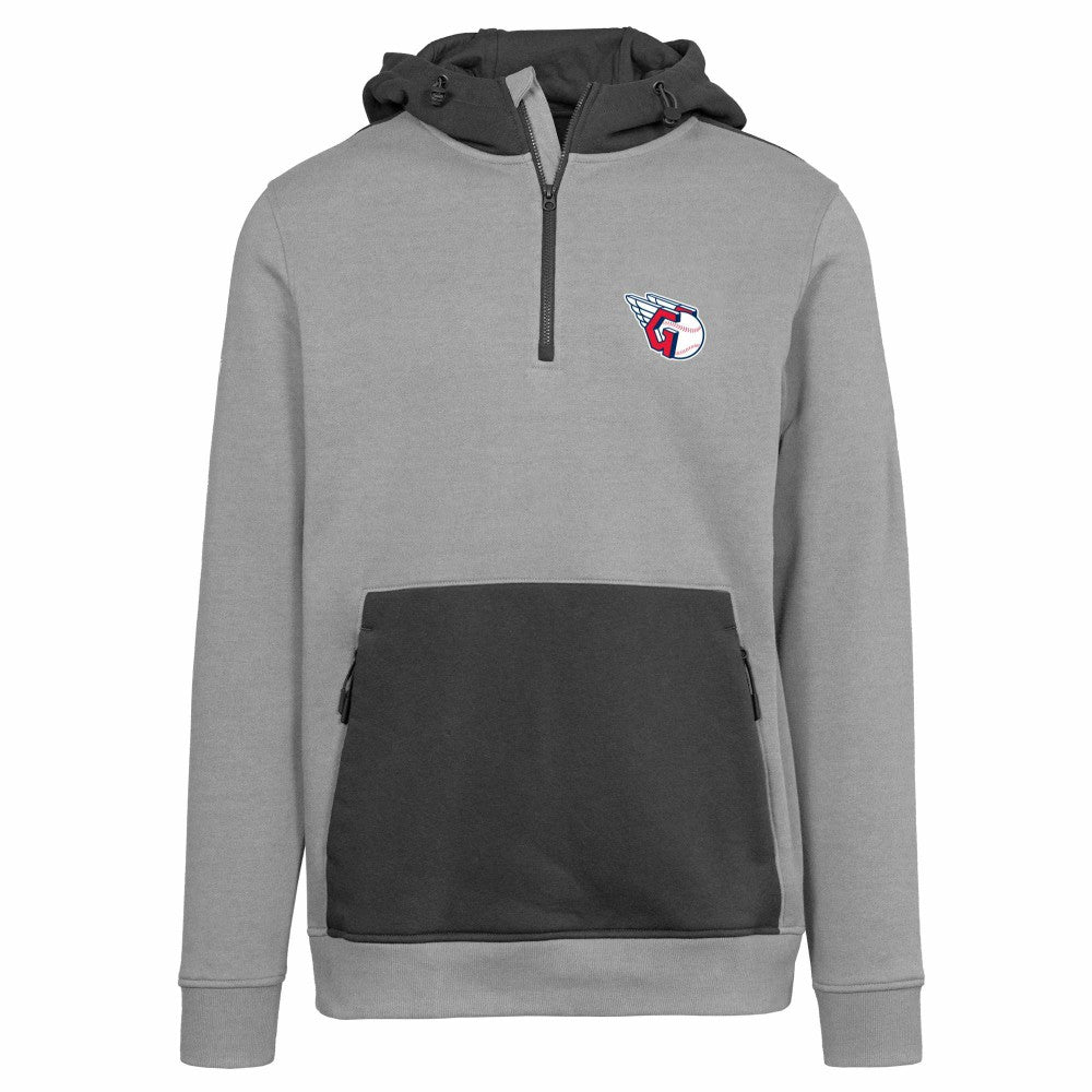 Cleveland Guardians Levelwear Chicane Insignia Quarter-Zip Hoodie - MLB