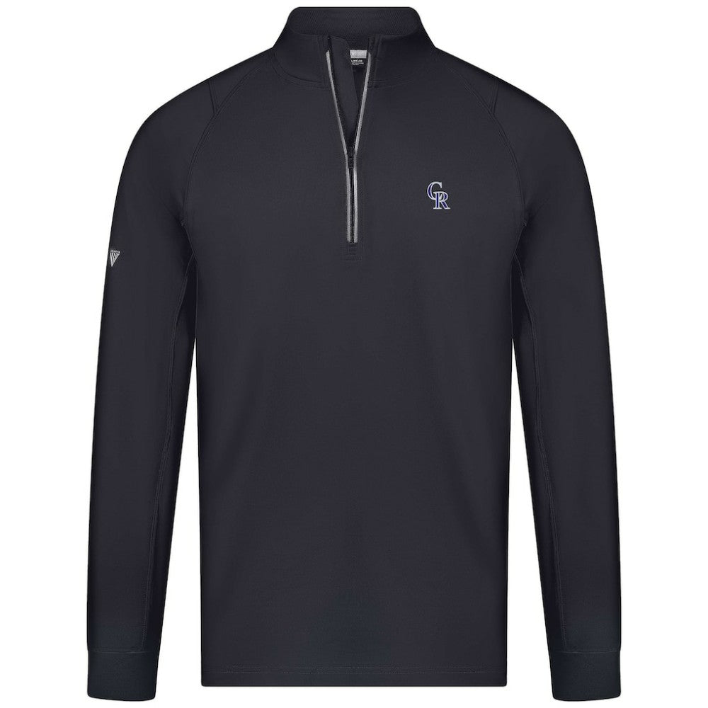Colorado Rockies Levelwear Theory Insignia Quarter-Zip Pullover - MLB