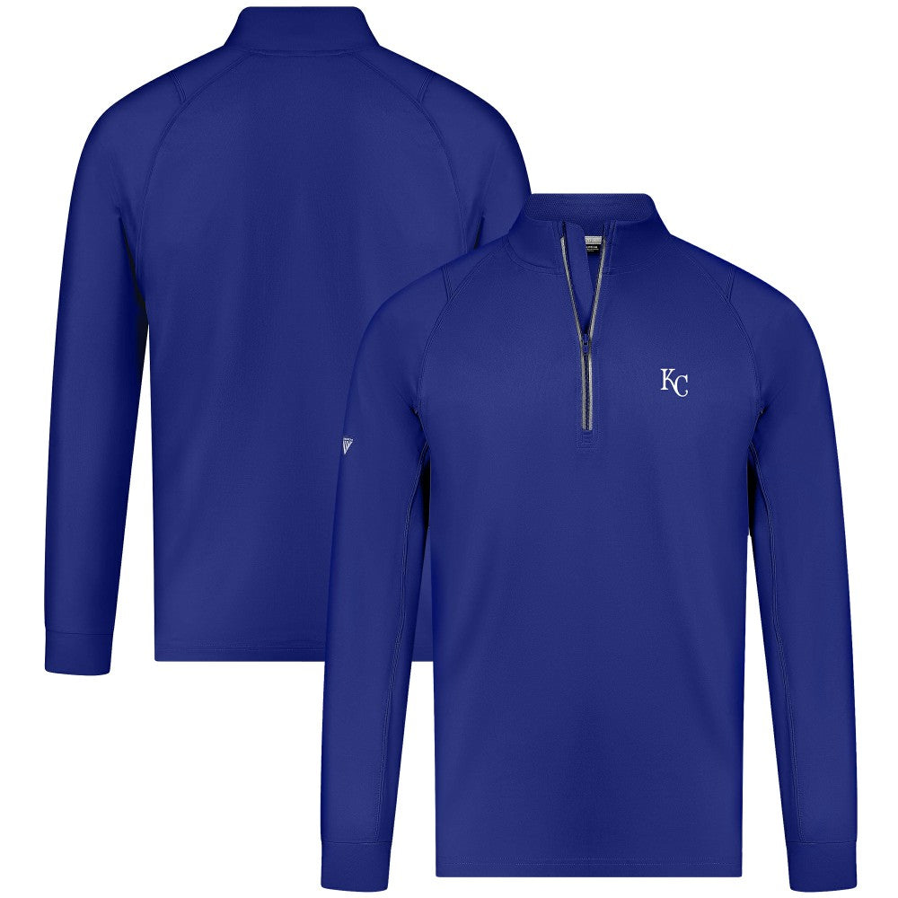 Kansas City Royals Levelwear Theory Insignia Quarter-Zip Pullover - MLB