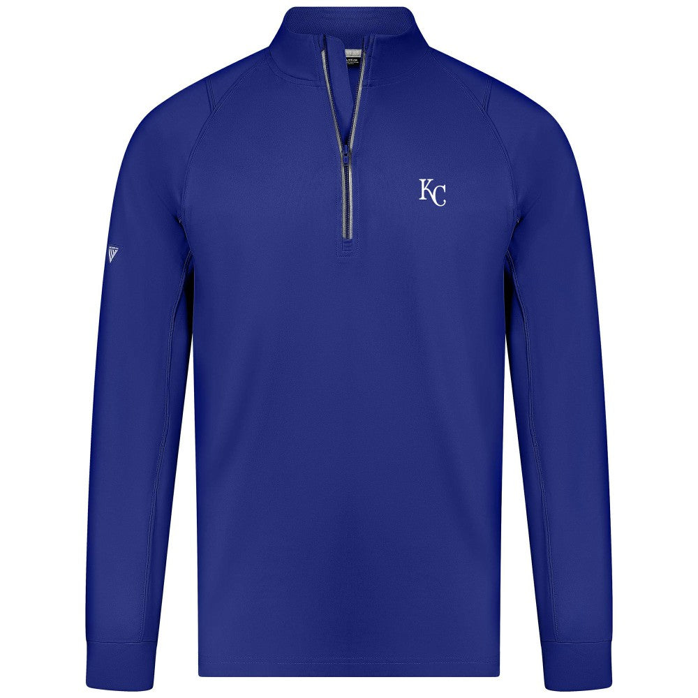 Kansas City Royals Levelwear Theory Insignia Quarter-Zip Pullover - MLB