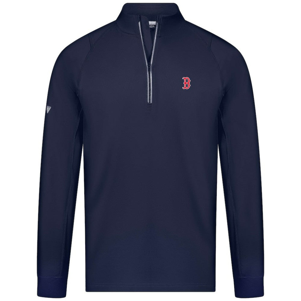 Boston Red Sox Levelwear Theory Insignia Quarter-Zip Pullover - MLB