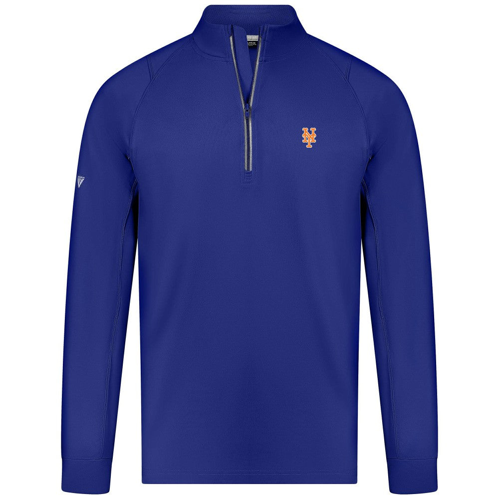 New York Mets Levelwear Theory Insignia Quarter-Zip Pullover - MLB