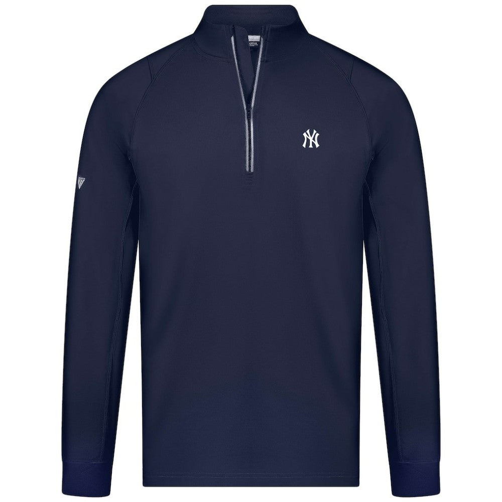 New York Yankees Levelwear Theory Insignia Quarter-Zip Pullover - MLB