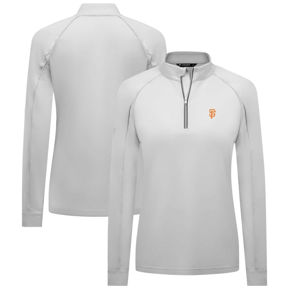 San Francisco Giants Levelwear Women's Kinetic Insignia Quarter-Zip Pullover - MLB