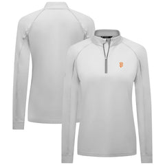 San Francisco Giants Levelwear Women's Kinetic Insignia Quarter-Zip Pullover - MLB