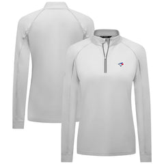 Toronto Blue Jays Levelwear Women's Kinetic Insignia Quarter-Zip Pullover - MLB