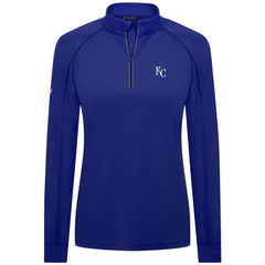 Kansas City Royals Levelwear Women's Kinetic Insignia Quarter-Zip Pullover - MLB