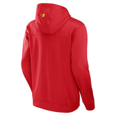 Calgary Flames Fanatics Defender Pullover Hoodie - Red - NHL