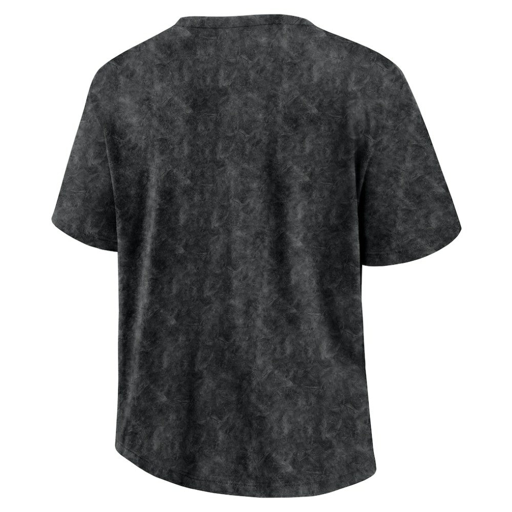 Boston Bruins Fanatics Women's Faded Wash T-Shirt - Black - NHL
