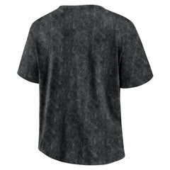 Pittsburgh Penguins Fanatics Women's Faded Wash T-Shirt - Black - NHL