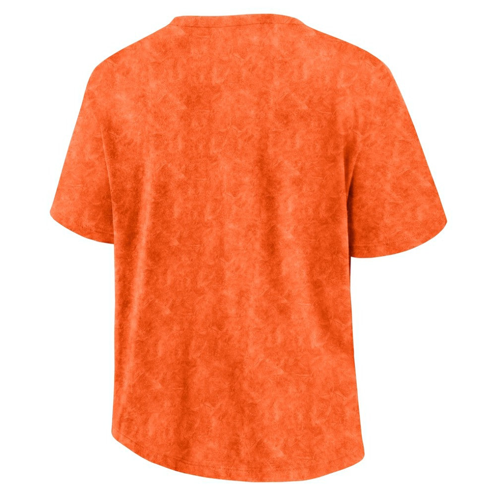 Philadelphia Flyers Fanatics Women's Faded Wash T-Shirt - Orange - NHL