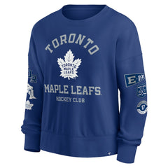 Toronto Maple Leafs Fanatics Women's Go Team Pullover Sweatshirt - Blue - NHL