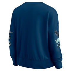 Seattle Kraken Fanatics Women's Go Team Pullover Sweatshirt - Deep Sea Blue - NHL