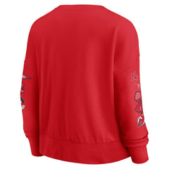 New Jersey Devils Fanatics Women's Go Team Pullover Sweatshirt - Red - NHL