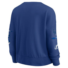 Tampa Bay Lightning Fanatics Women's Go Team Pullover Sweatshirt - Blue - NHL