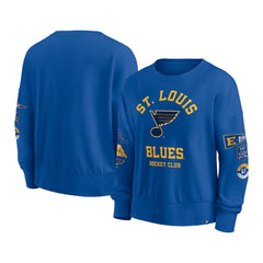 St. Louis Blues Fanatics Women's Go Team Pullover Sweatshirt - Blue - NHL